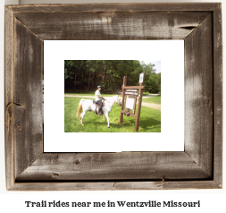 trail rides near me in Wentzville, Missouri